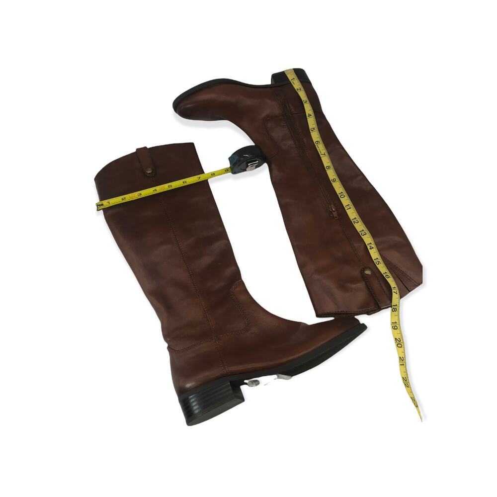 Inc International Concepts Womens Fawne Boots Brown Leather Knee High Zip 7.5 M - Picture 5 of 7